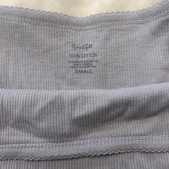 John Galt Light Blue Belle Tank Top - Picture 4 of 5